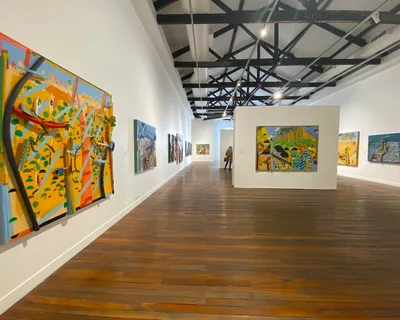 Colin Lanceley Earthly Delights NAS Gallery 2022