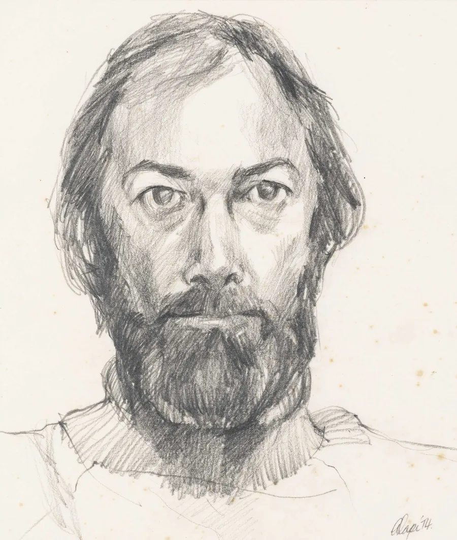 Ann Cape
Kevin Connor
1974
Pencil on paper
26.5 x 24.5cm
NAS Collection, Gift of Ann Cape 2011