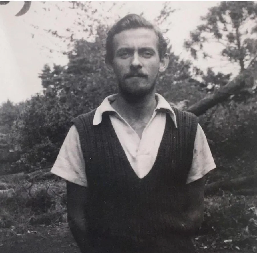 Portarit of Charles Blackman as a young man courtesy Blackman family