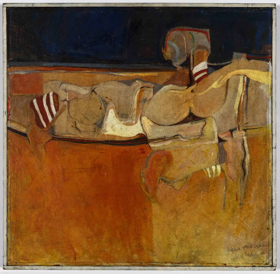 Robert Eadie
Figure on the beach
1966
Oil on canvas on board
53 x 54.5cm
National Art School Collection