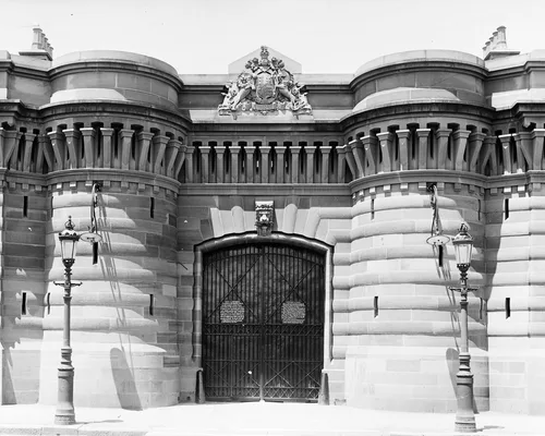 Forbes Street gate, Darlinghurst Gaol, c1890.