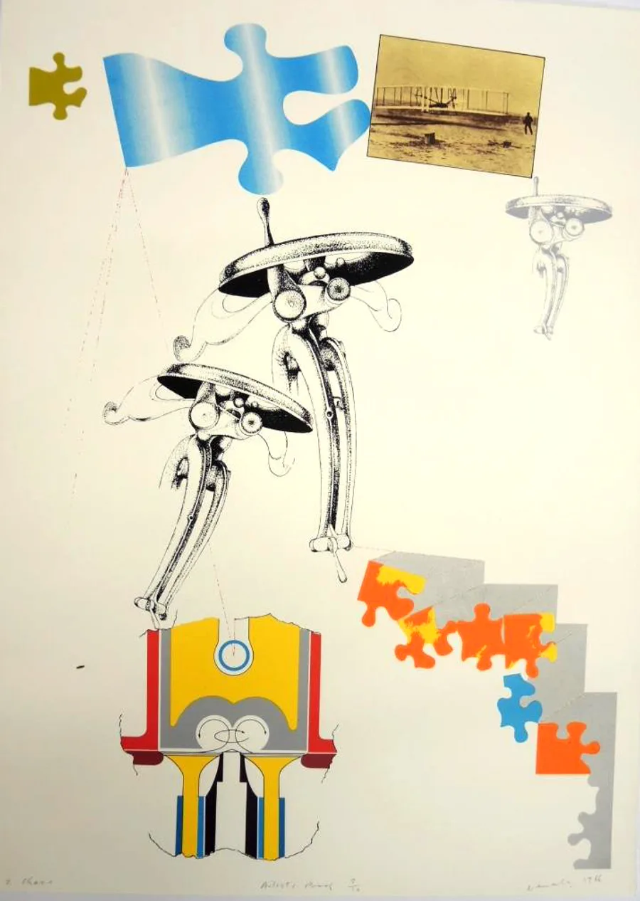 Colin Lanceley AO (b.1938 Dunedin, NZ, d. Sydney, NSW 2015) The Miraculous Mandarin Suite 1966 Series of 6 screenprints and coversheet Each 78 x 56 cm National Art School Collection