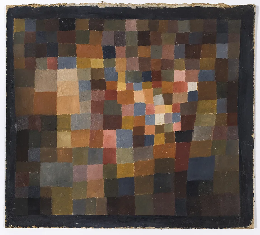 15. Tony Tuckson, Untitled TP694, c1950, oil on board, 69 x 76cm, gift of Michael Tuckson, 2016