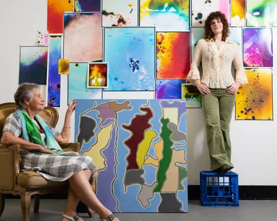 Virginia Lydiard and Sammy Gregory