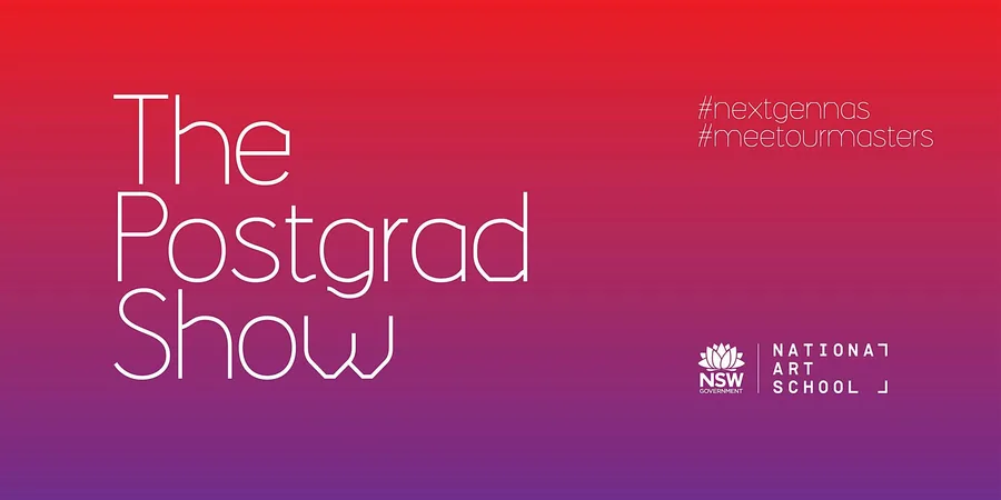 The postgrad show opening night