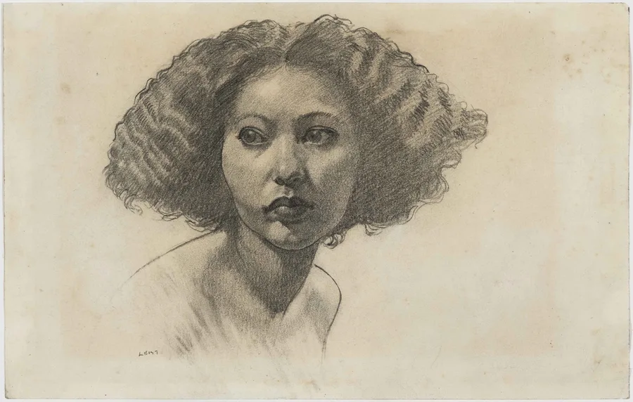 Fred Leist, Olive, c1937, pencil on paper, 21 x 29.5cm