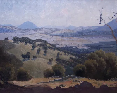 Elioth Gruner Michelago valley no frame