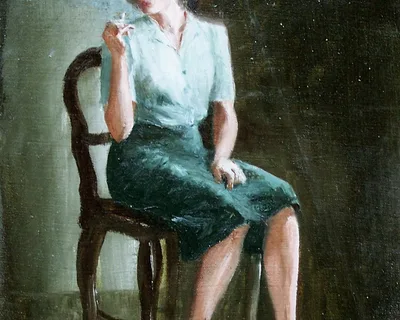 Allan Waite Seated figure