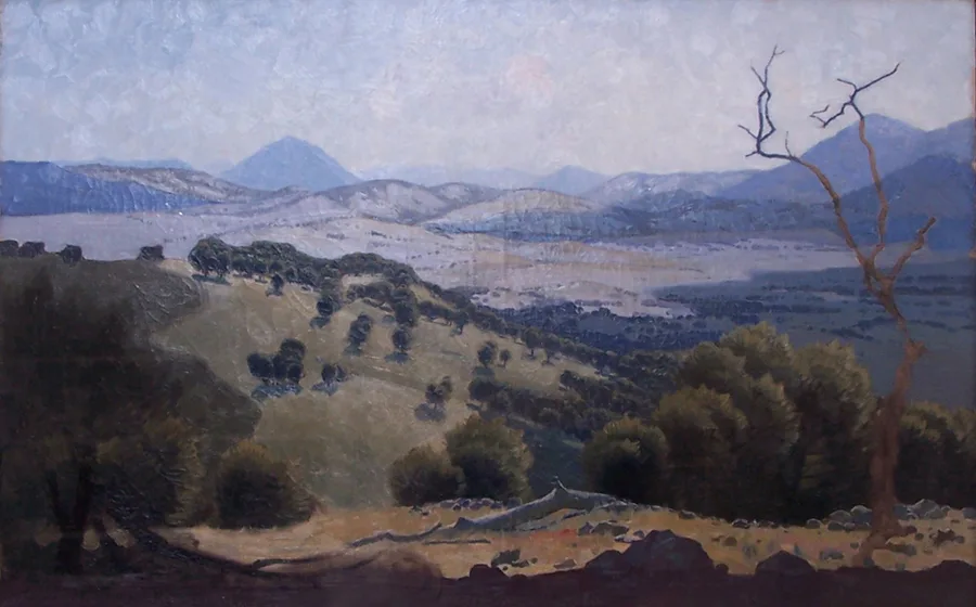 Elioth Gruner Michelago valley no frame