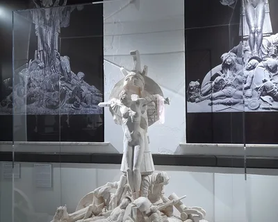 Crucifixion of Civilisation Anzac Memorial Nov 2024 scaled