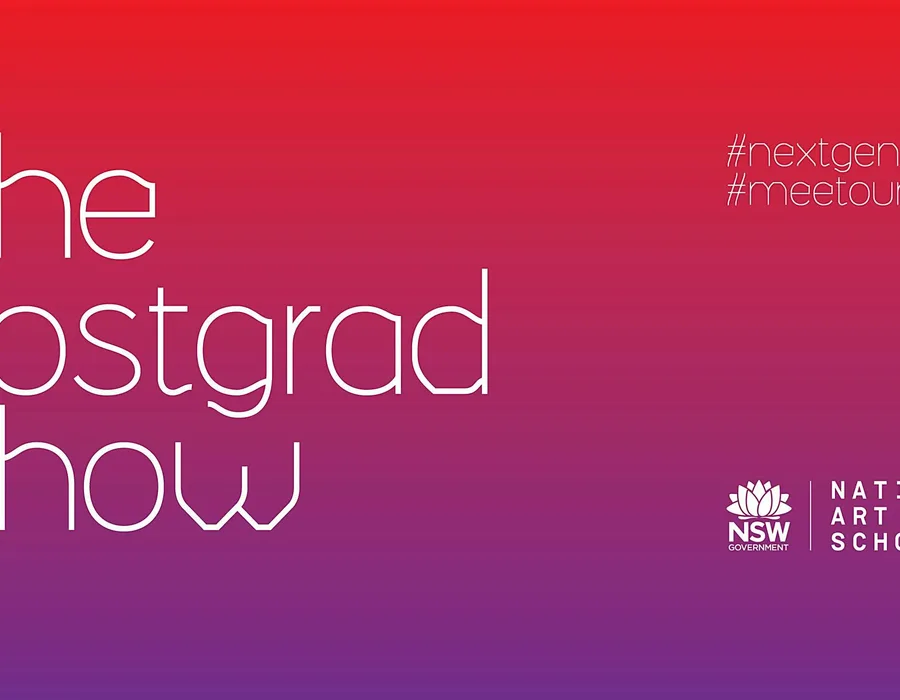 The postgrad show opening night