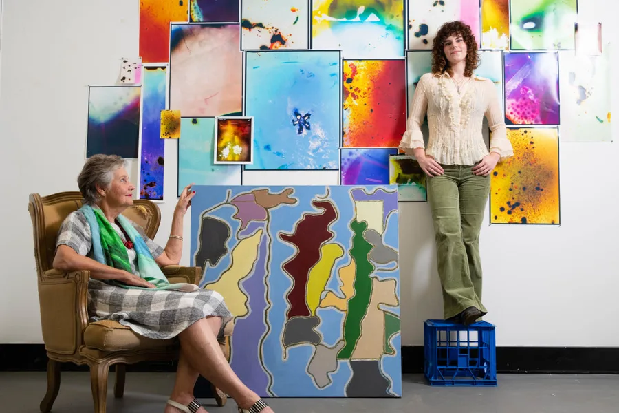 Virginia Lydiard and Sammy Gregory