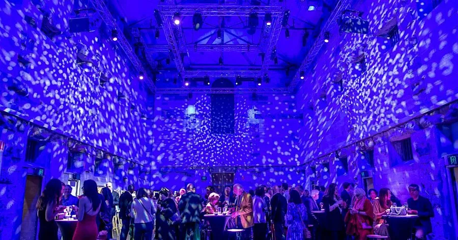 Art auction and cocktail party