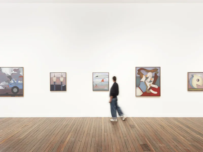 Installation view, 'Mitch Cairns: Artist's Mouth', National Art School Gallery, Sydney, 2026, image courtesy and © the artist, photograph: Zan Wimberley