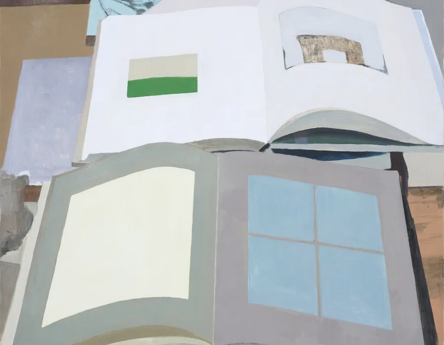 Shea An Shanti Four Views 2022 oil on canvas