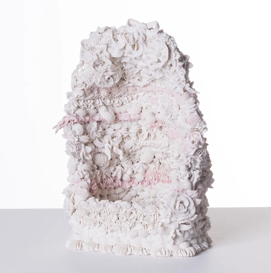 Ebony Russell Piped Dream Pink and White Grotto with Roses and Bows CROP scaled e1674792169399