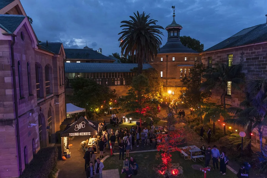 National art school graduate exhibition opening night