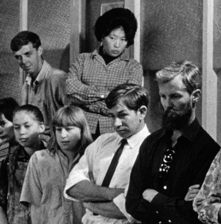 Watching Hamada 1965 Les Blakebrough on right