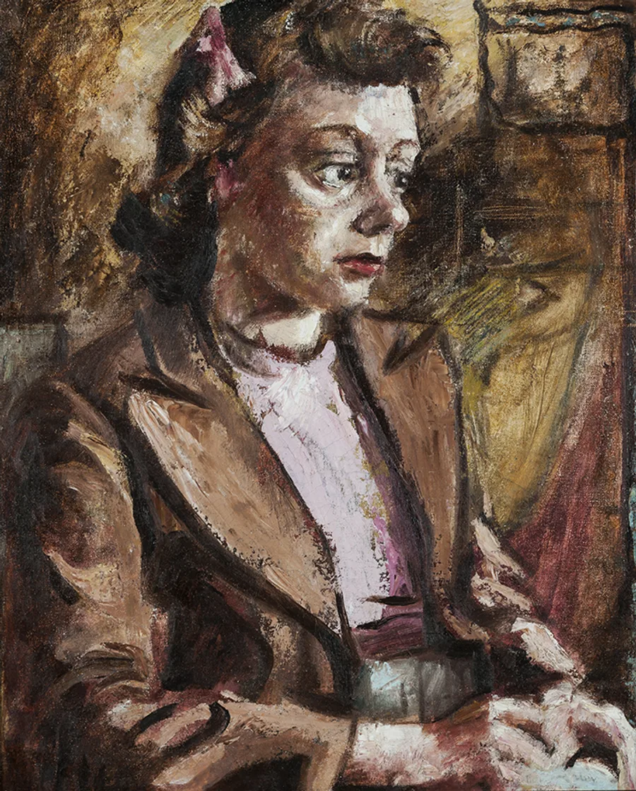 11. Margaret Olley, Portrait of Jocelyn Rickards, c1943, oil on canvas, 51 x 42 cm