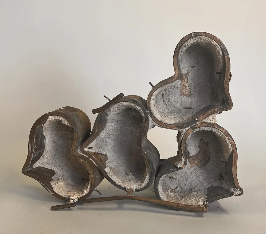 Lewis Doherty Carriage Study for a Pattern 2025 bronze casting remnants 30 x 23 x 17 cm scaled