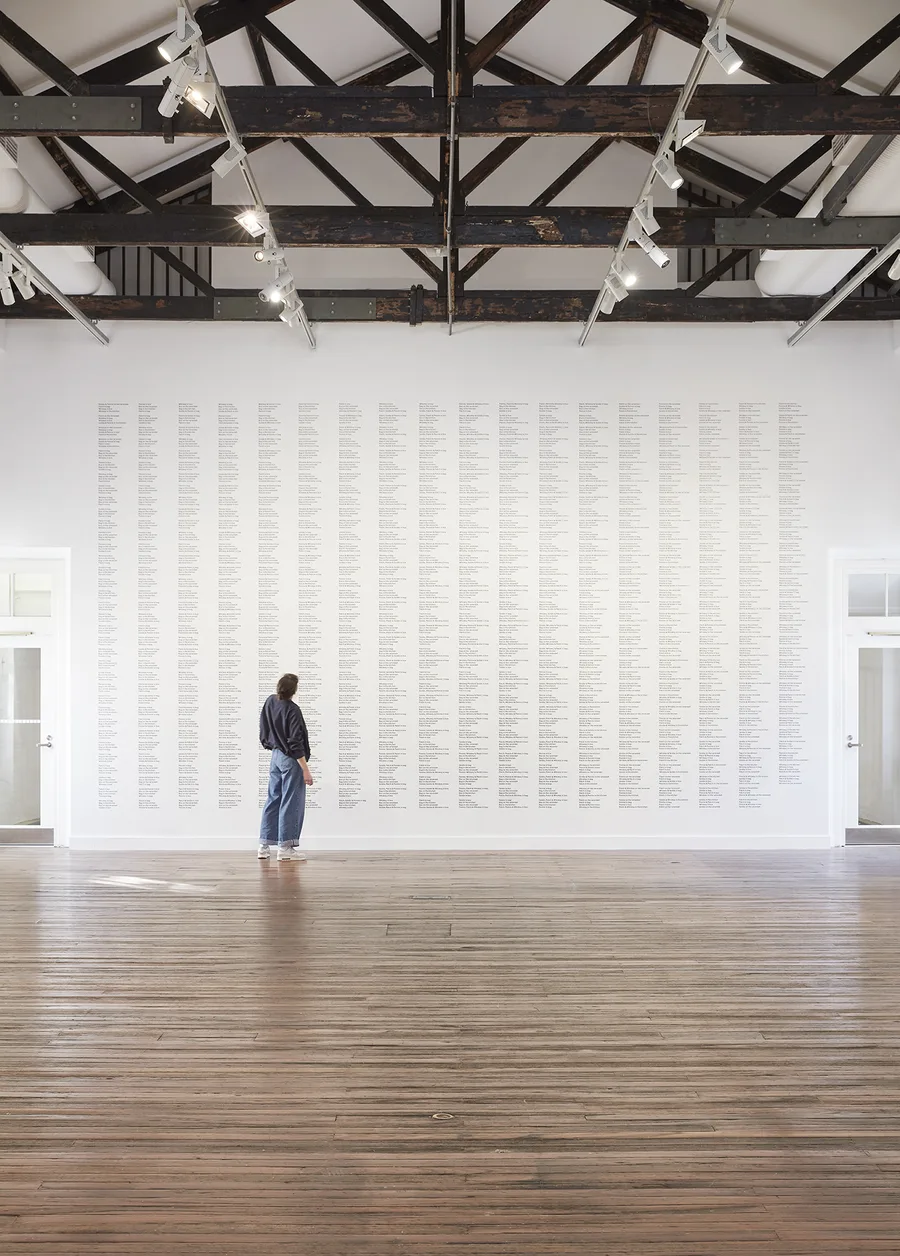 Installation view, 'Mitch Cairns: Artist's Mouth', National Art School Gallery, Sydney, 2026, image courtesy and © the artist, photograph: Zan Wimberley