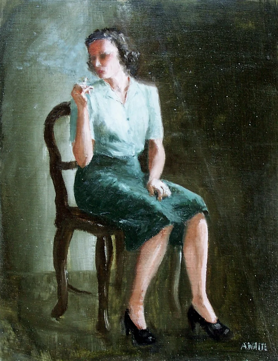 Allan Waite Seated figure